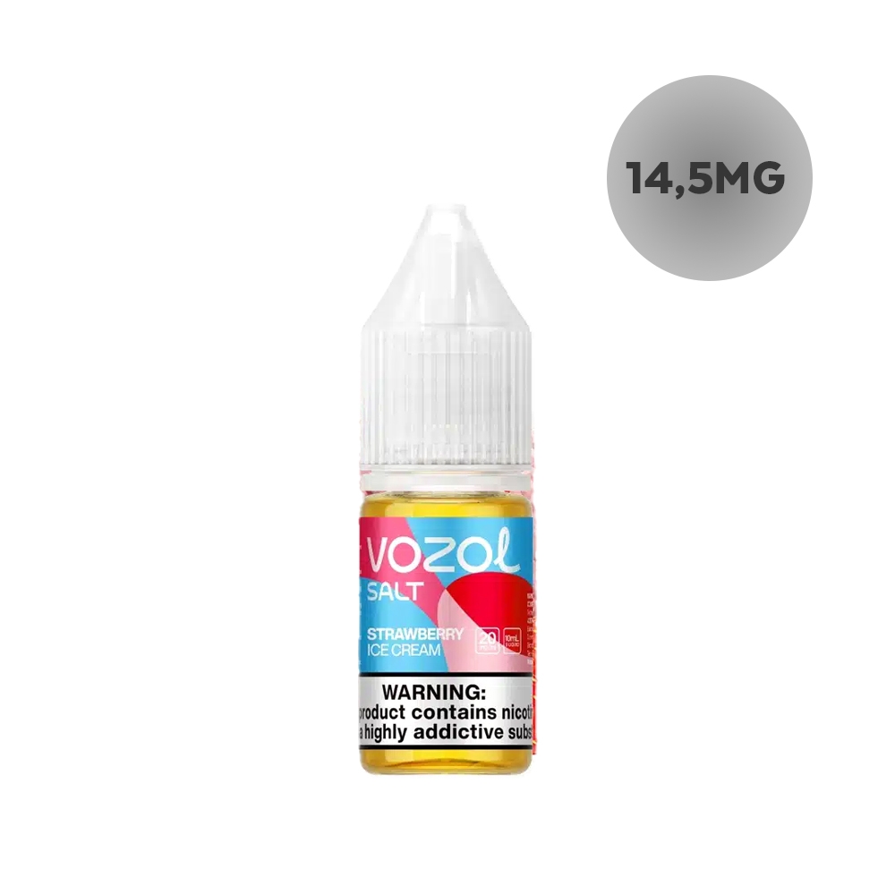 Vozol Liquid Nic Salt 14,5mg - Strawberry Ice Cream