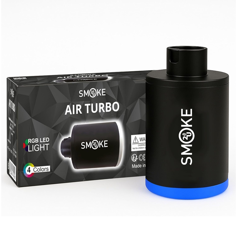 Smoke2u Shisha Anzieher Air Turbo - Schwarz mit LED