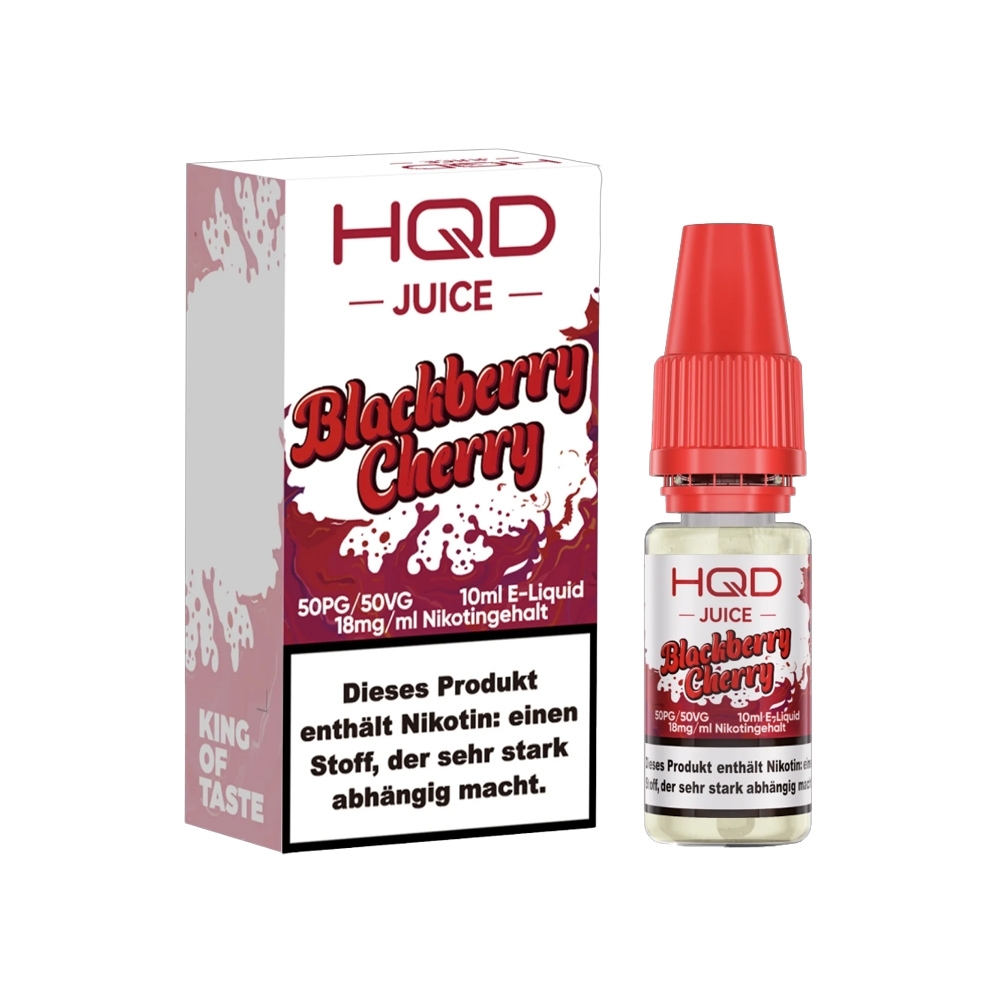 HQD Juice 18mg Liquid - Blackberry Cherry