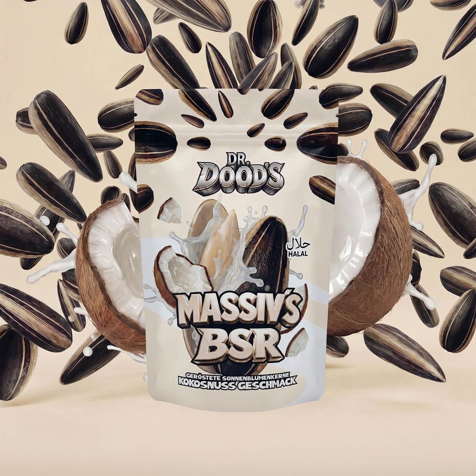 Dr. Doods Massiv`s BSR Sonnenblumenkerne 100g - Kokosnuss