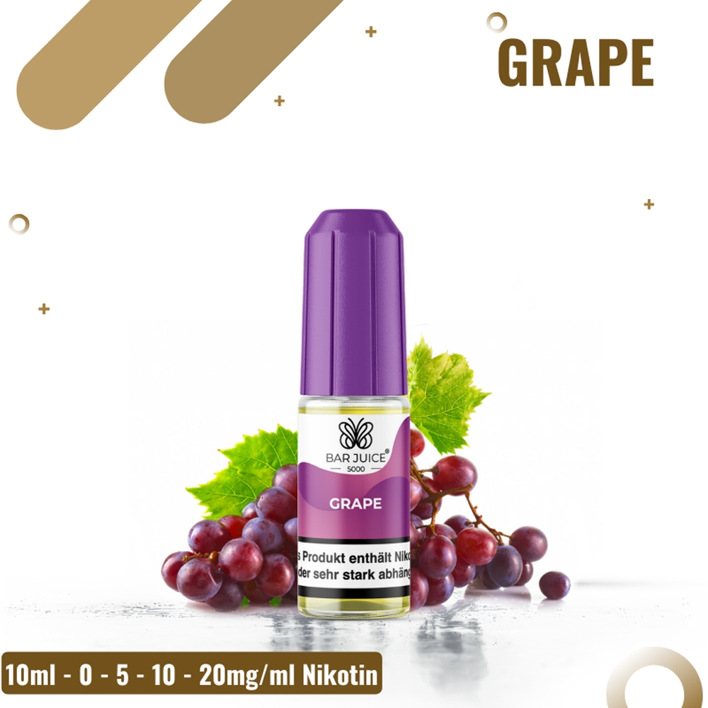 Bar Juice 5000 Nicsalt 10mg - Grape