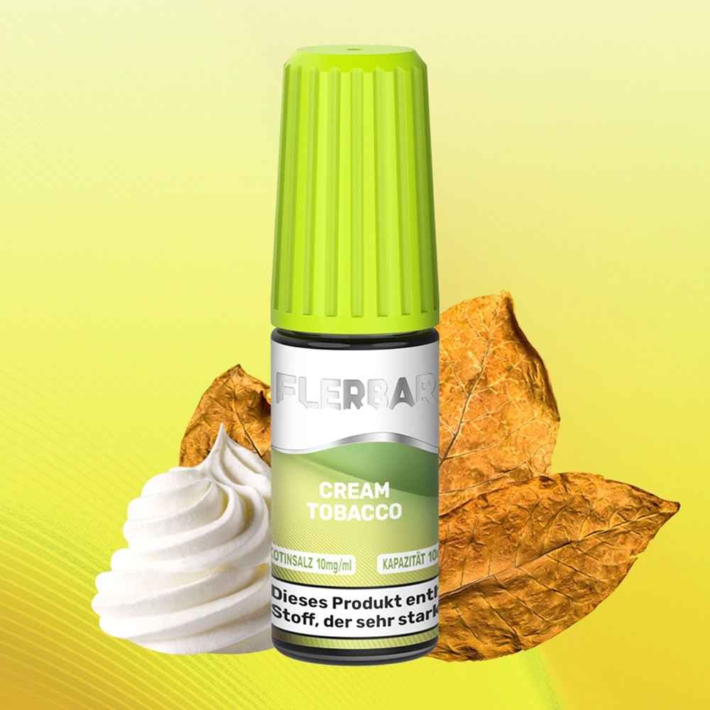 Flerbar E-Liquid 10mg - Cream Tobacco 