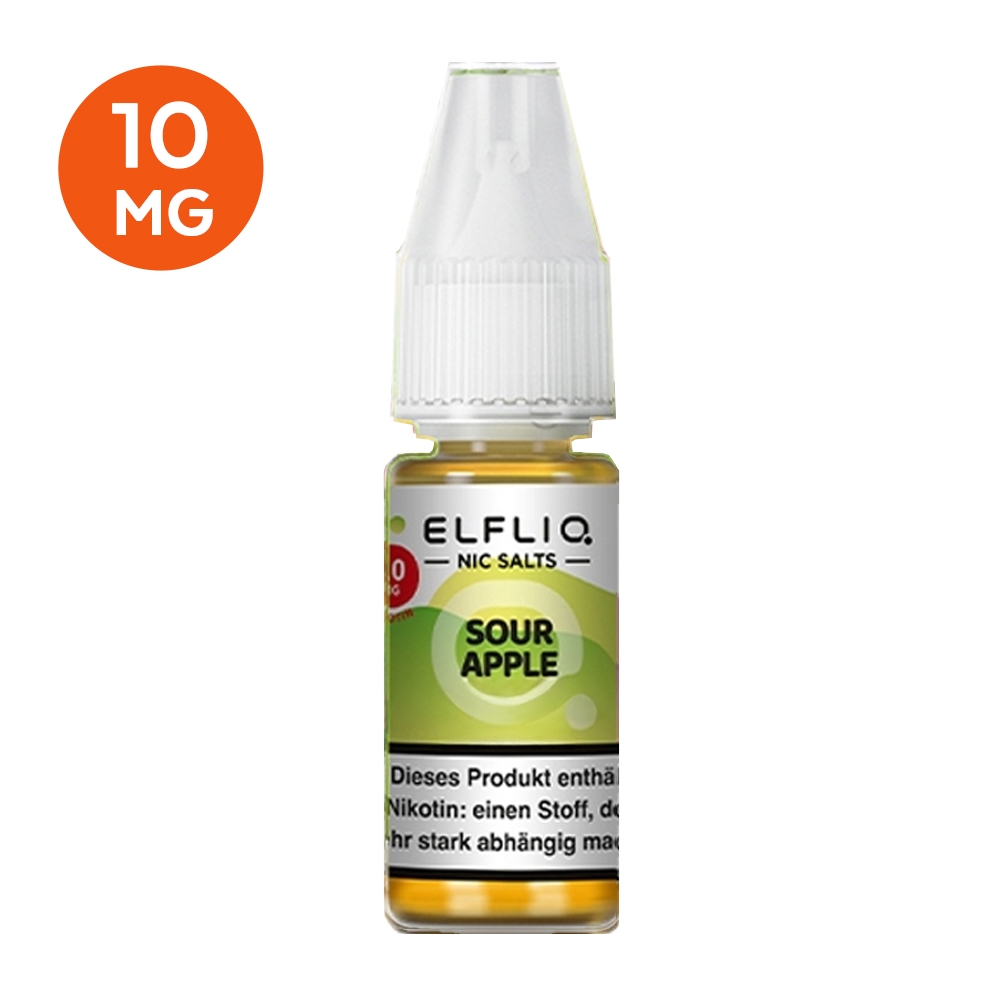 ELFLIQ Nikotinsalz Liquid 10mg - Sour Apple