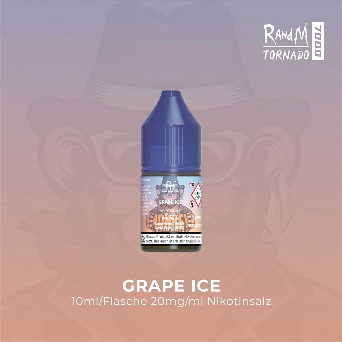 RandM Tornado Liquid 20mg - Grape Ice 