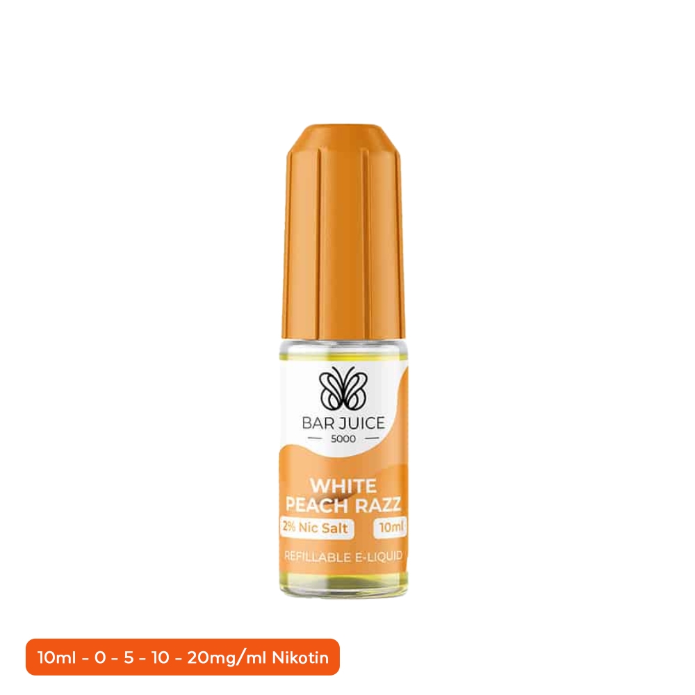 Bar Juice 5000 Nicsalt 20mg - White Peach Razz