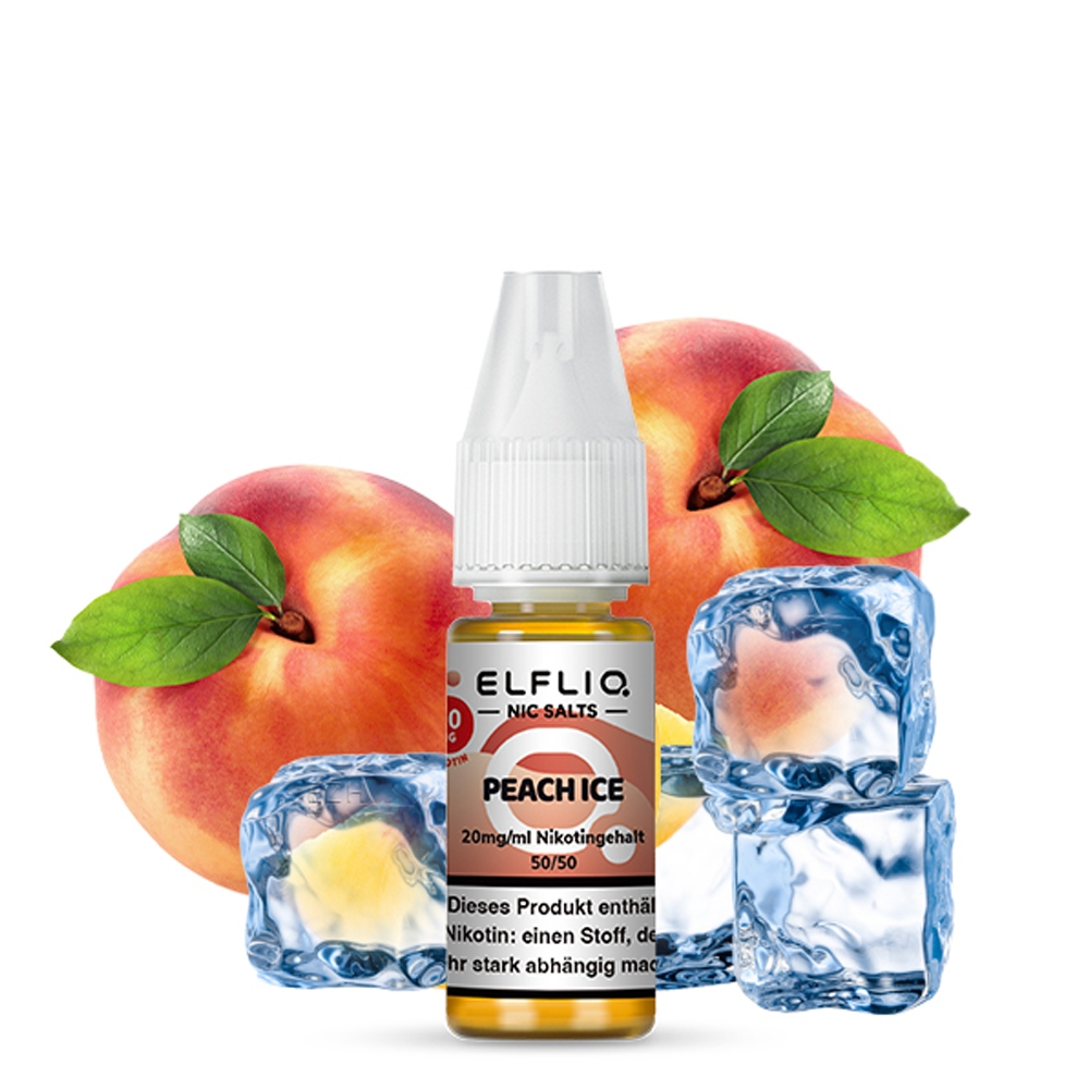 ELFLIQ Nikotinsalz Liquid 10mg - Peach Ice