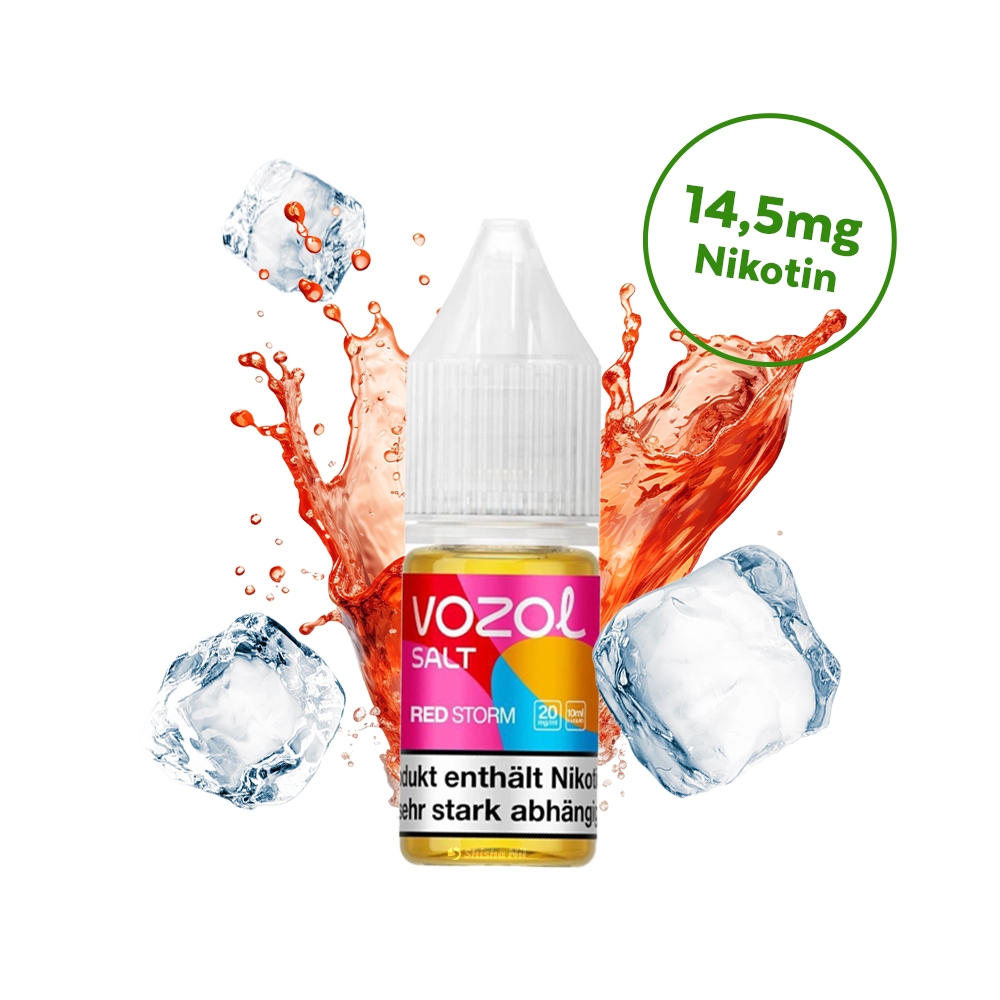 Vozol Liquid Nic Salt 14,5mg - Red Storm