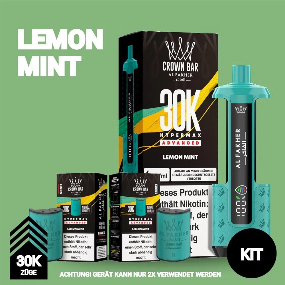 Al Fakher 30K Hypermax - Lemon Mint