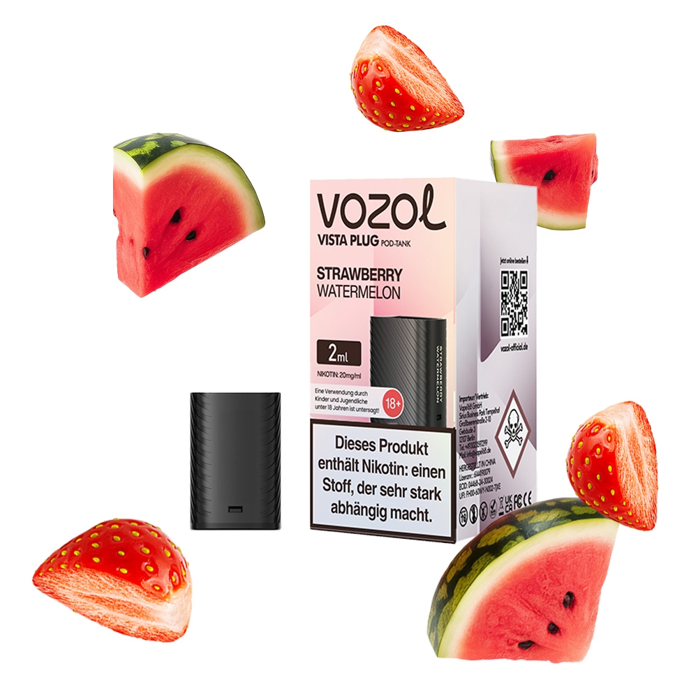 Vozol Vista Plug Verdampfer Pod 2ml - Strawberry Watermelon