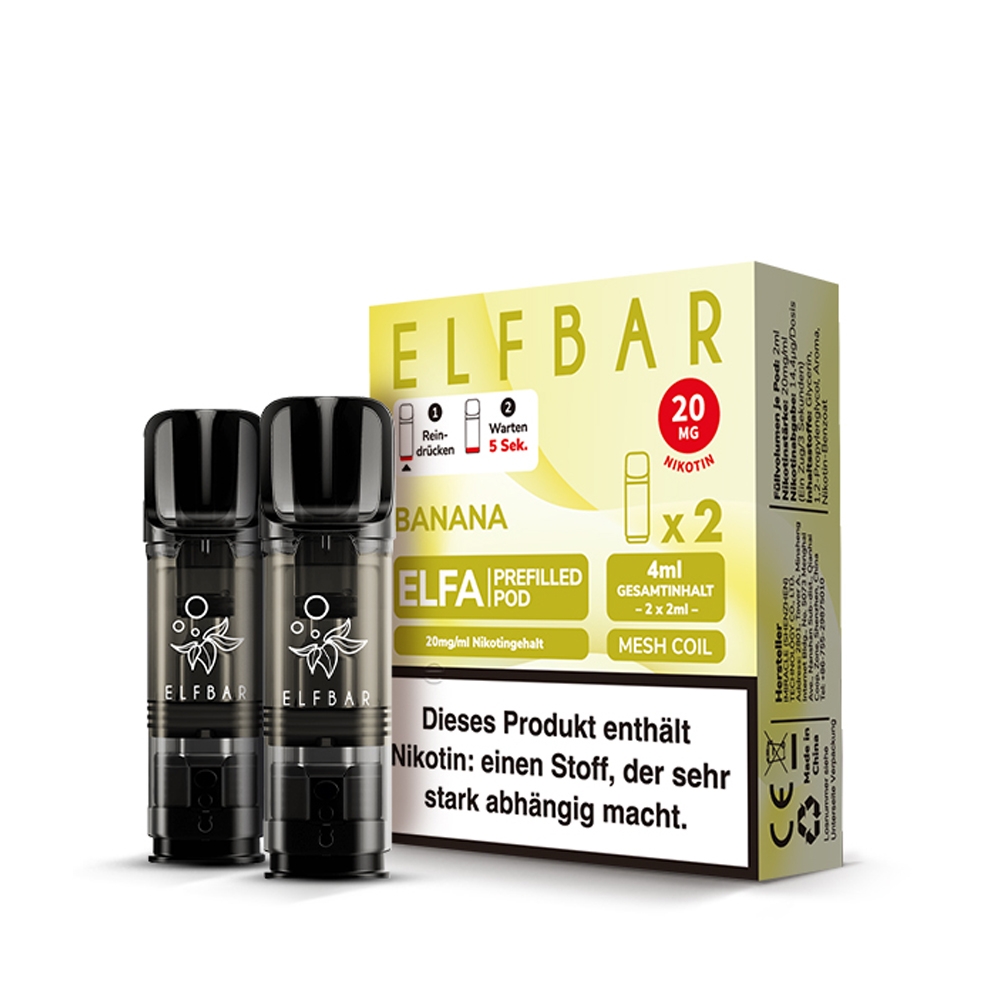 Elfbar ELFA POD (2stk) - Banana 20mg