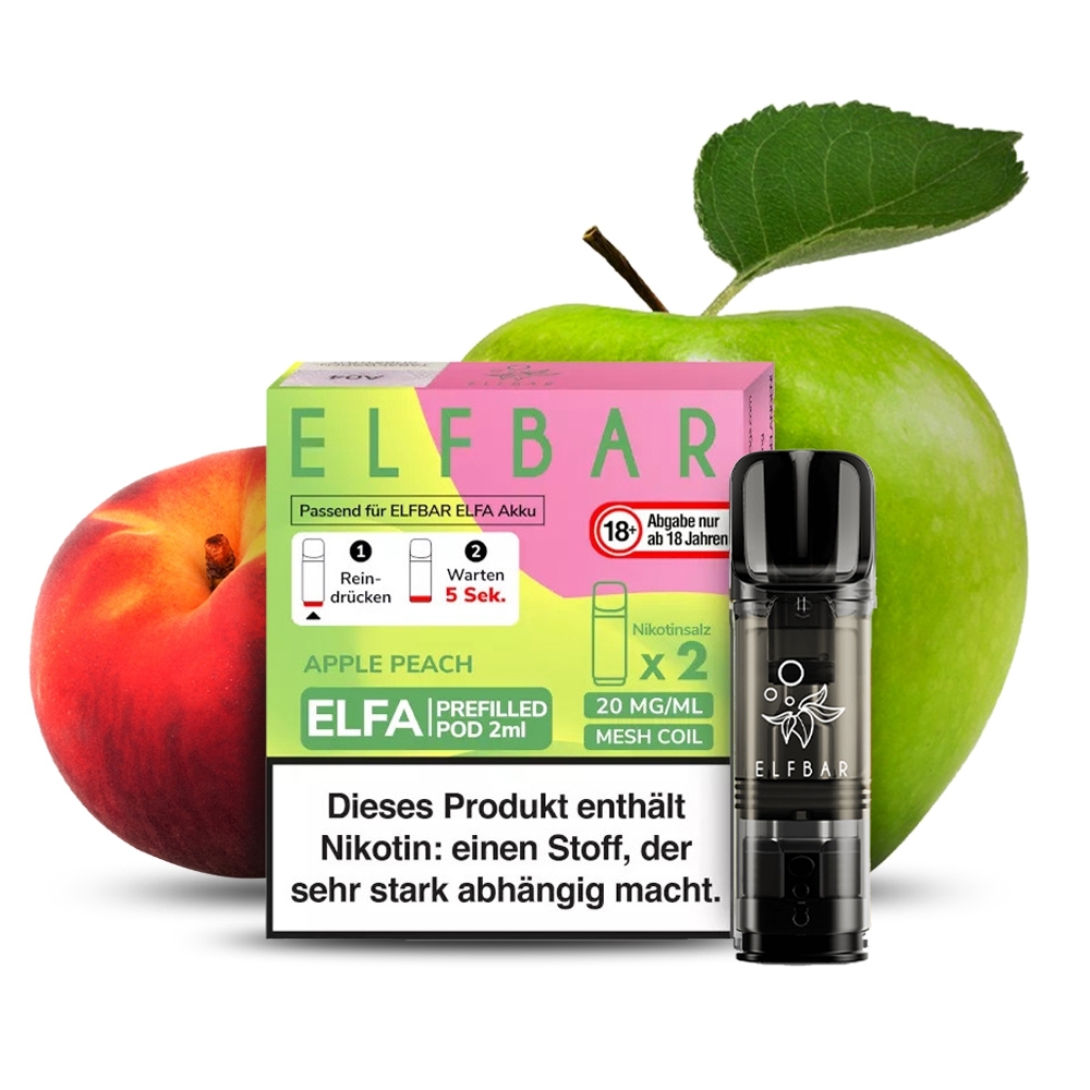 Elfbar ELFA POD (2stk) - Apple Peach 20mg