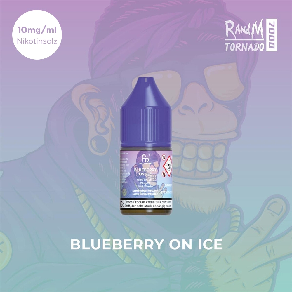 RandM Tornado Liquid 10mg - Blueberry on Ice