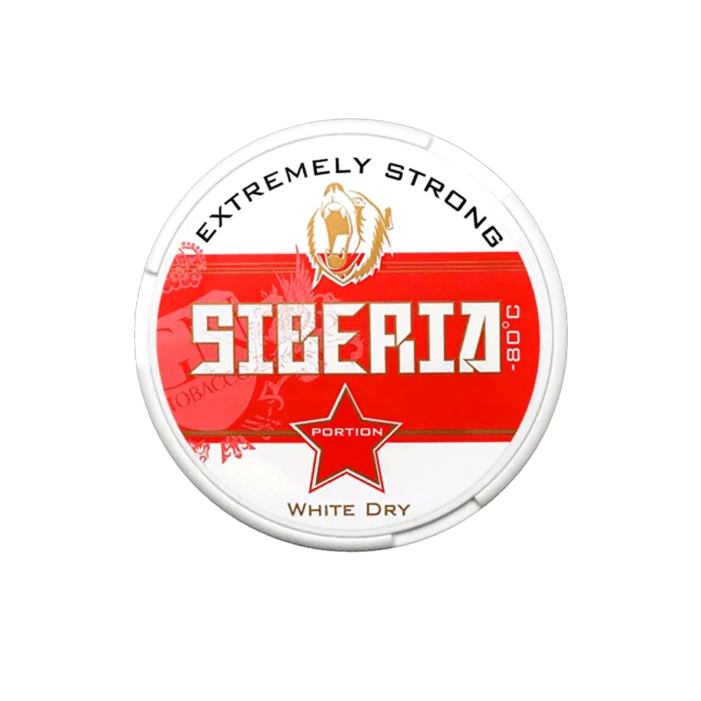 Siberia - Red - Extremely Strong White Dry - Chewing Bags