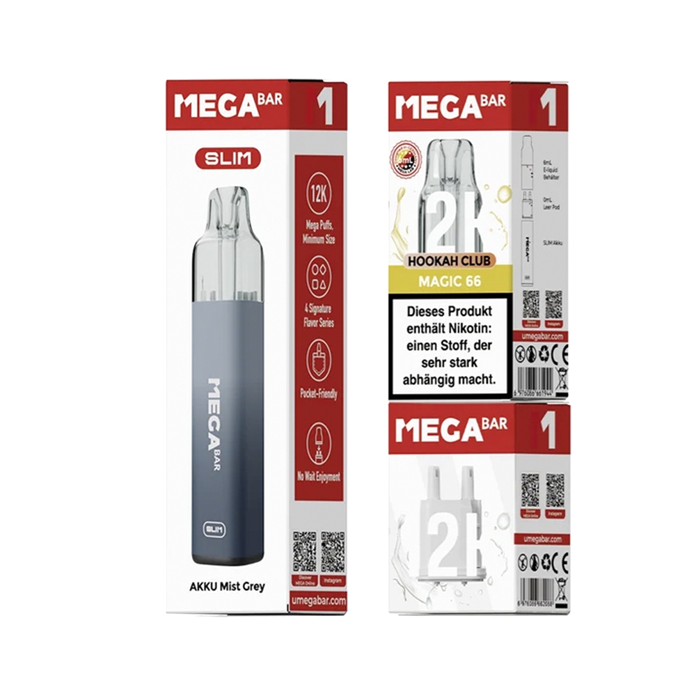 Megabar Slim 12K Starterkit - Magic 66