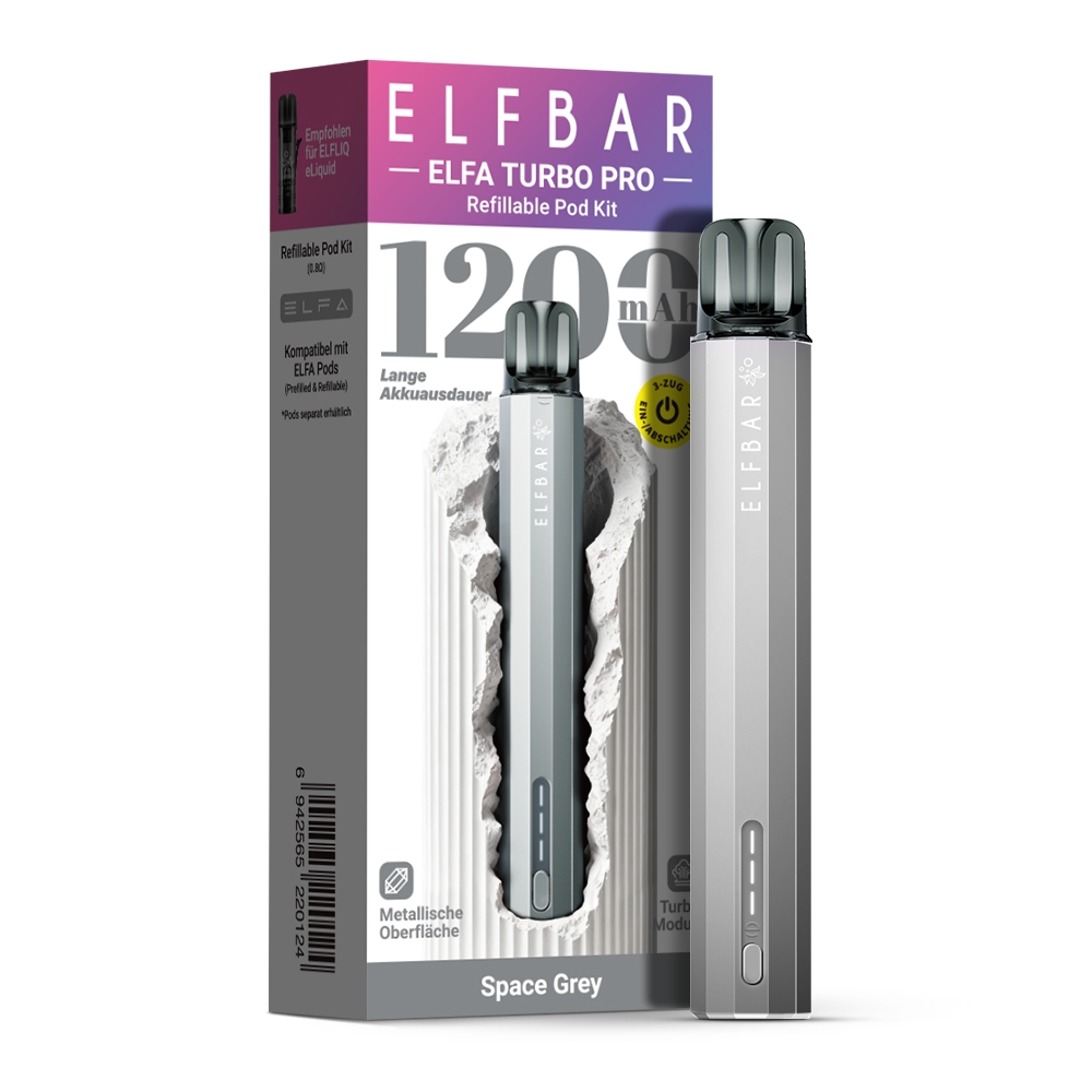 Elfbar ELFA Turbo Pro Kit - Space Grey