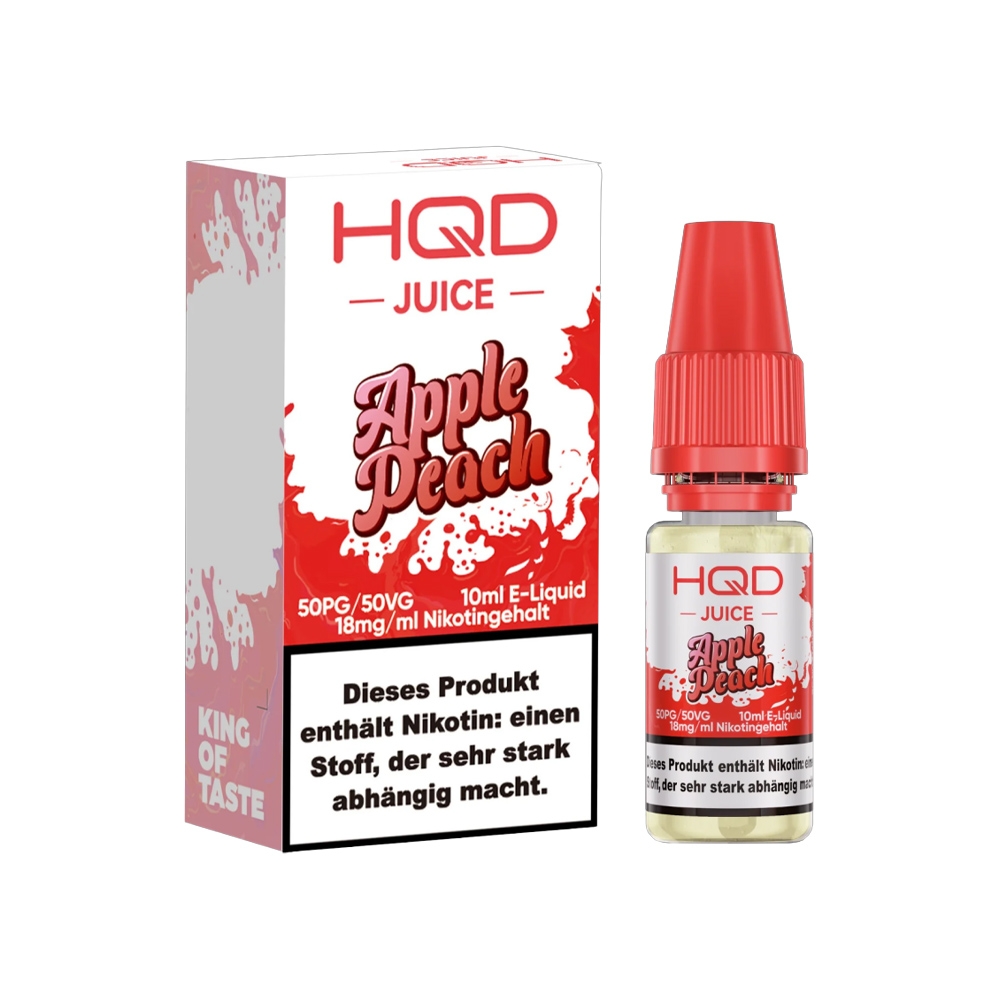 HQD Juice 18mg Liquid - Apple Peach