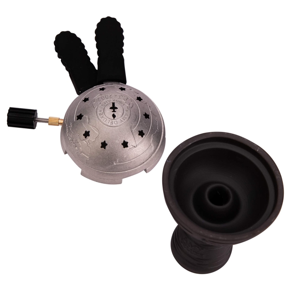 AMY New Age Stone Globe Set Mini - Silver