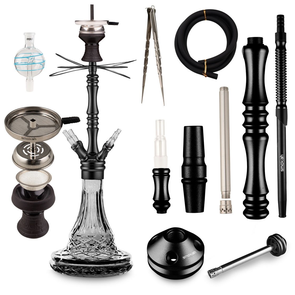 Smokah Shisha AIR SHIFT Alu - Matt Schwarz