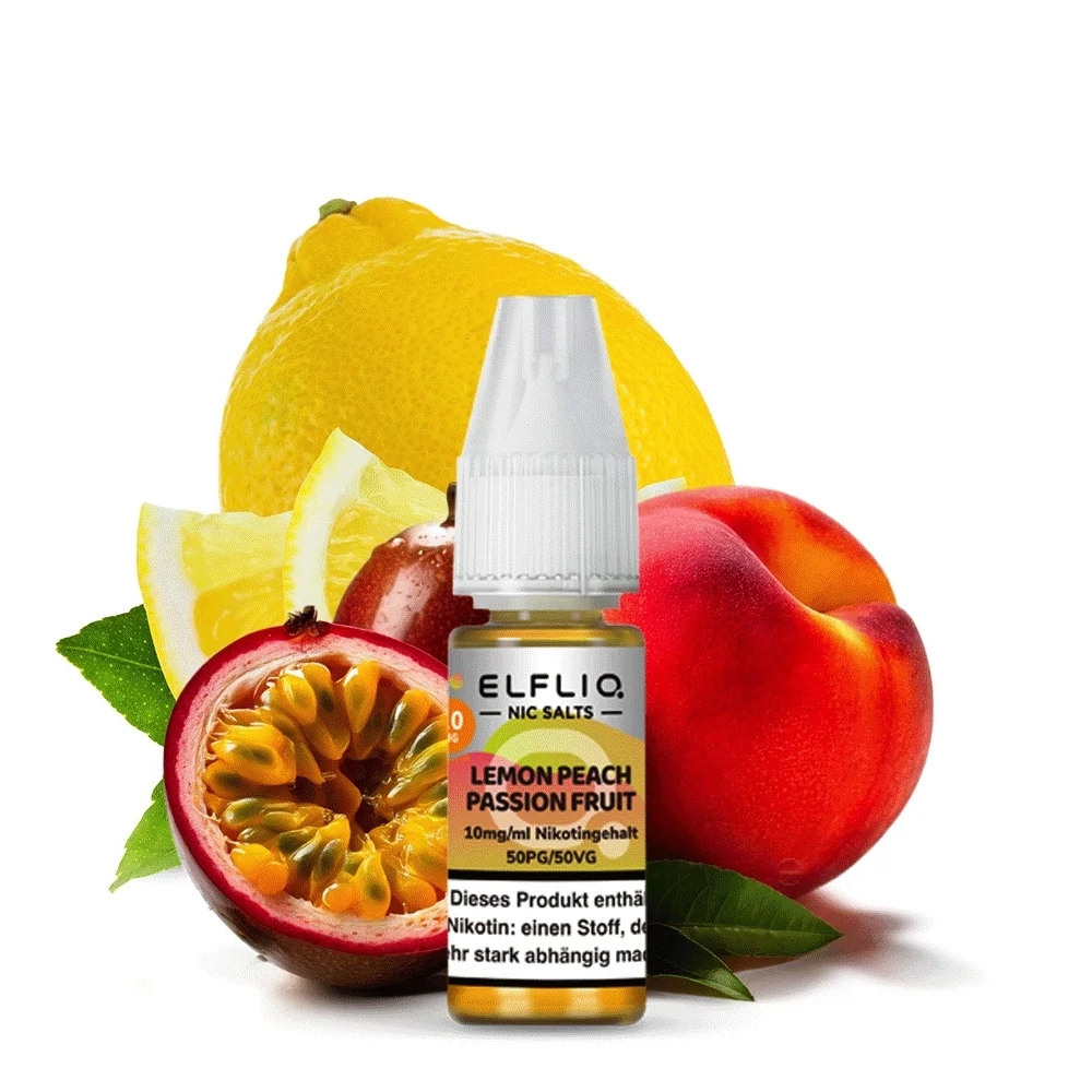 ELFLIQ Nikotinsalz Liquid 20mg - Lemon Peach Passion Fruit