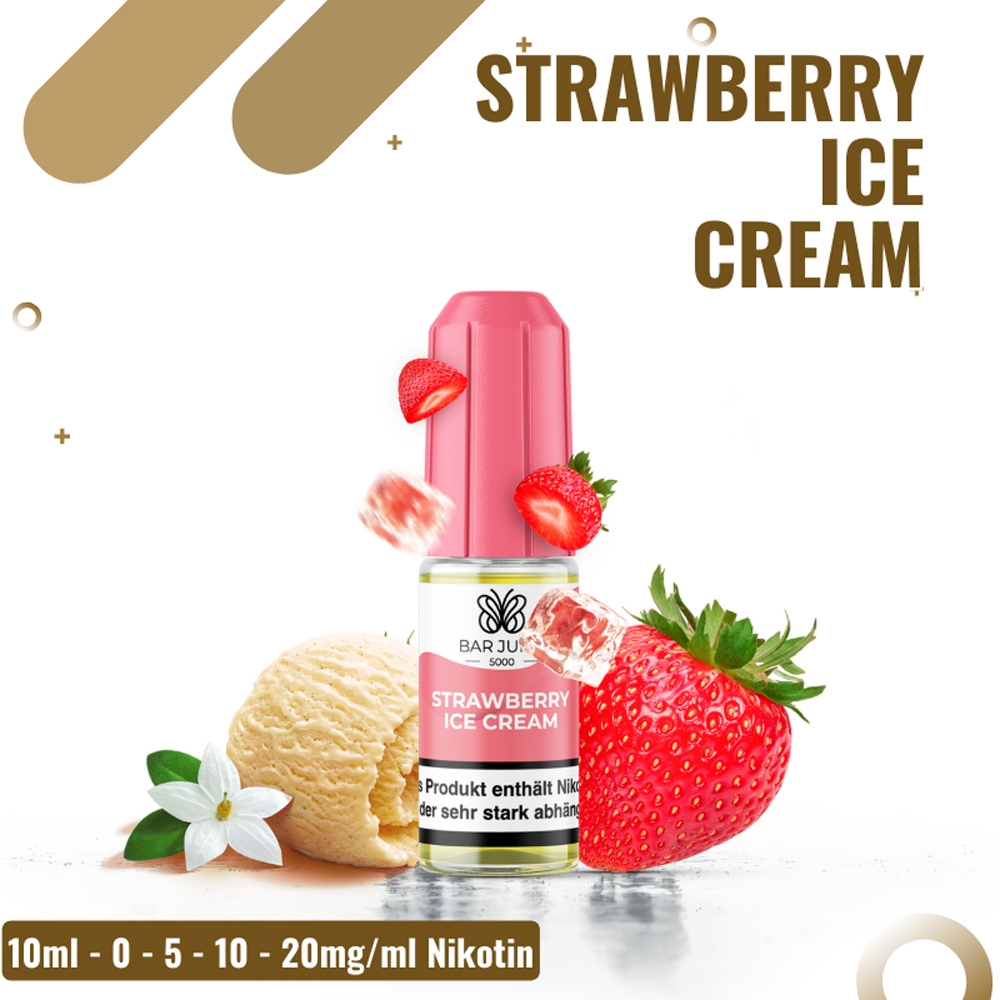 Bar Juice 5000 Nicsalt 10mg - Strawberry Ice Cream