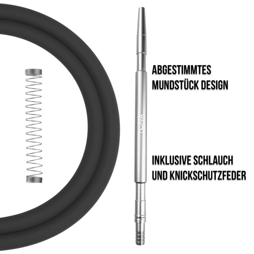 Luna Hookah Minima 2.0 - Silver