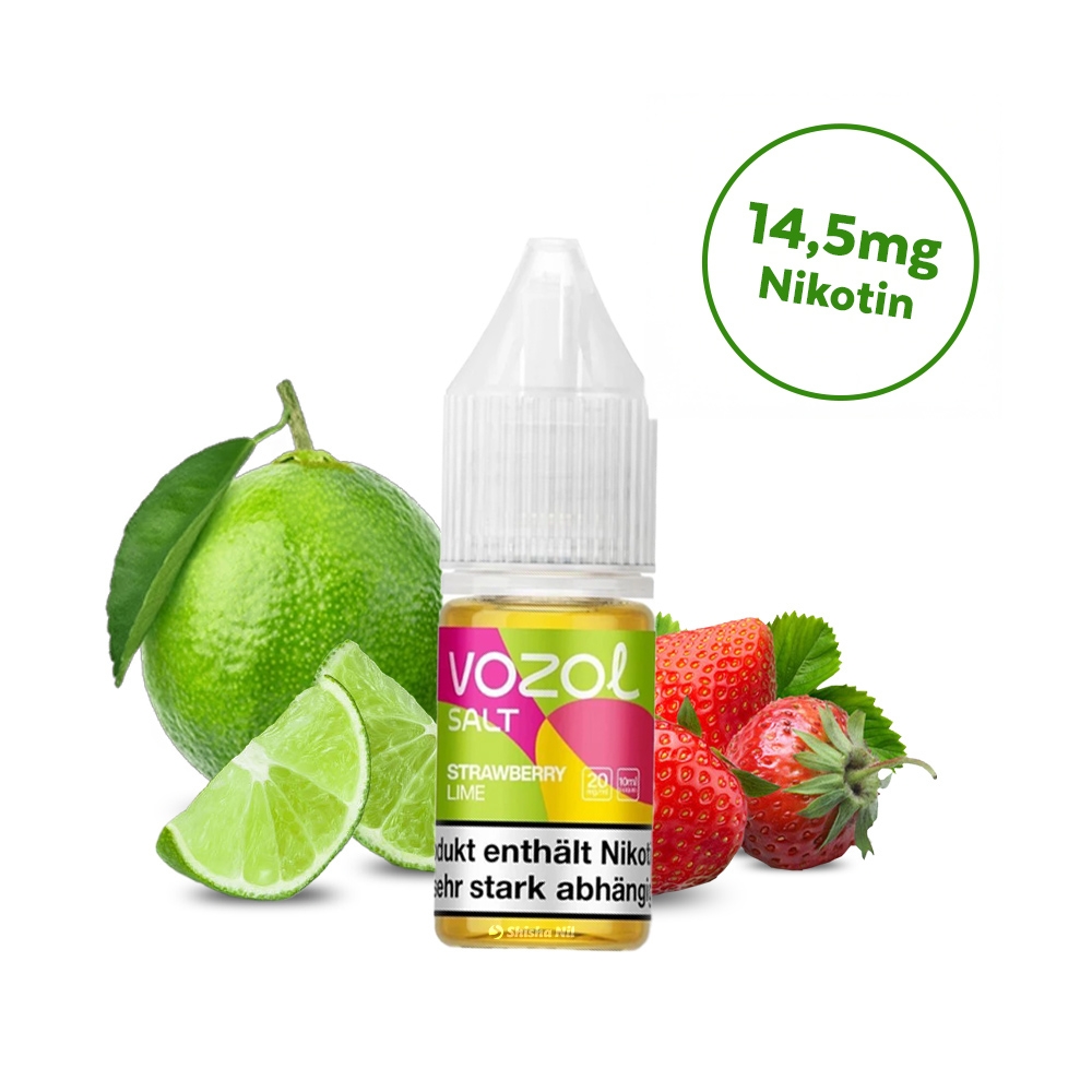 Vozol Liquid Nic Salt 14,5mg - Strawberry Lime