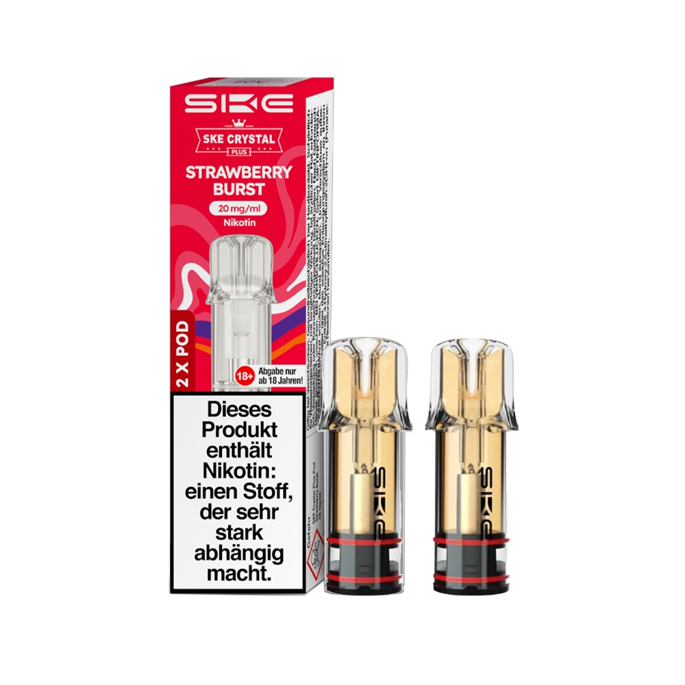 SKE Crystal Plus POD (2er Pack) - Strawberry Burst