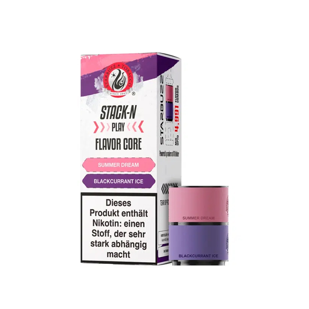 Starbuzz Stack-N Play Pod - Summer Dream + Blackcurrant Ice