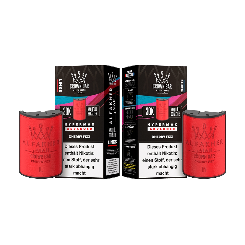 Al Fakher 30K Hypermax Tank Set - Cherry Fizz