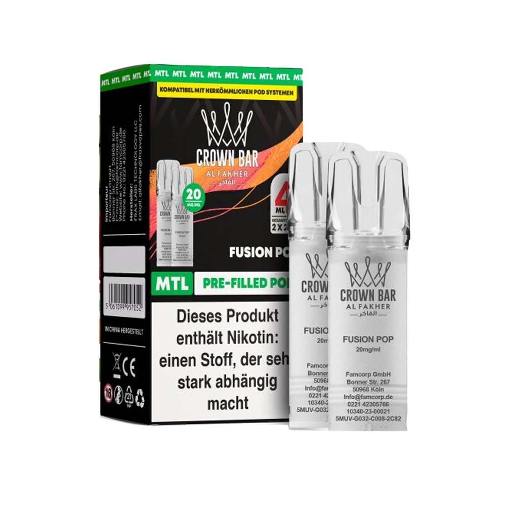 Al Fakher Pod (2er Pack) - Fusion Pop 20mg (MTL)