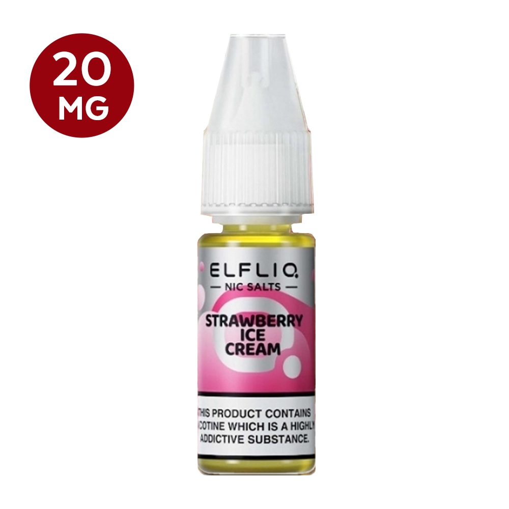 ELFLIQ Nikotinsalz Liquid 20mg - Strawberry Ice Cream
