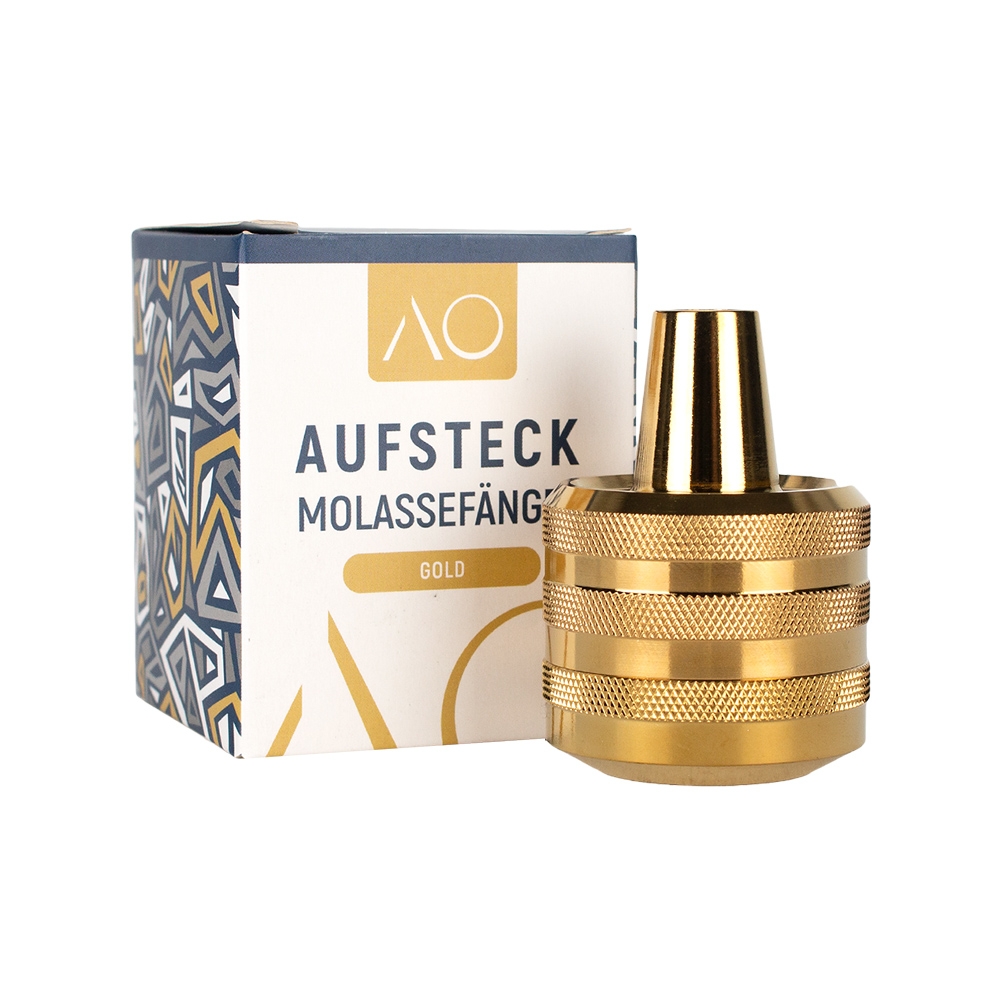 AO Aufsteckmolassefänger - Edelstahl Gold