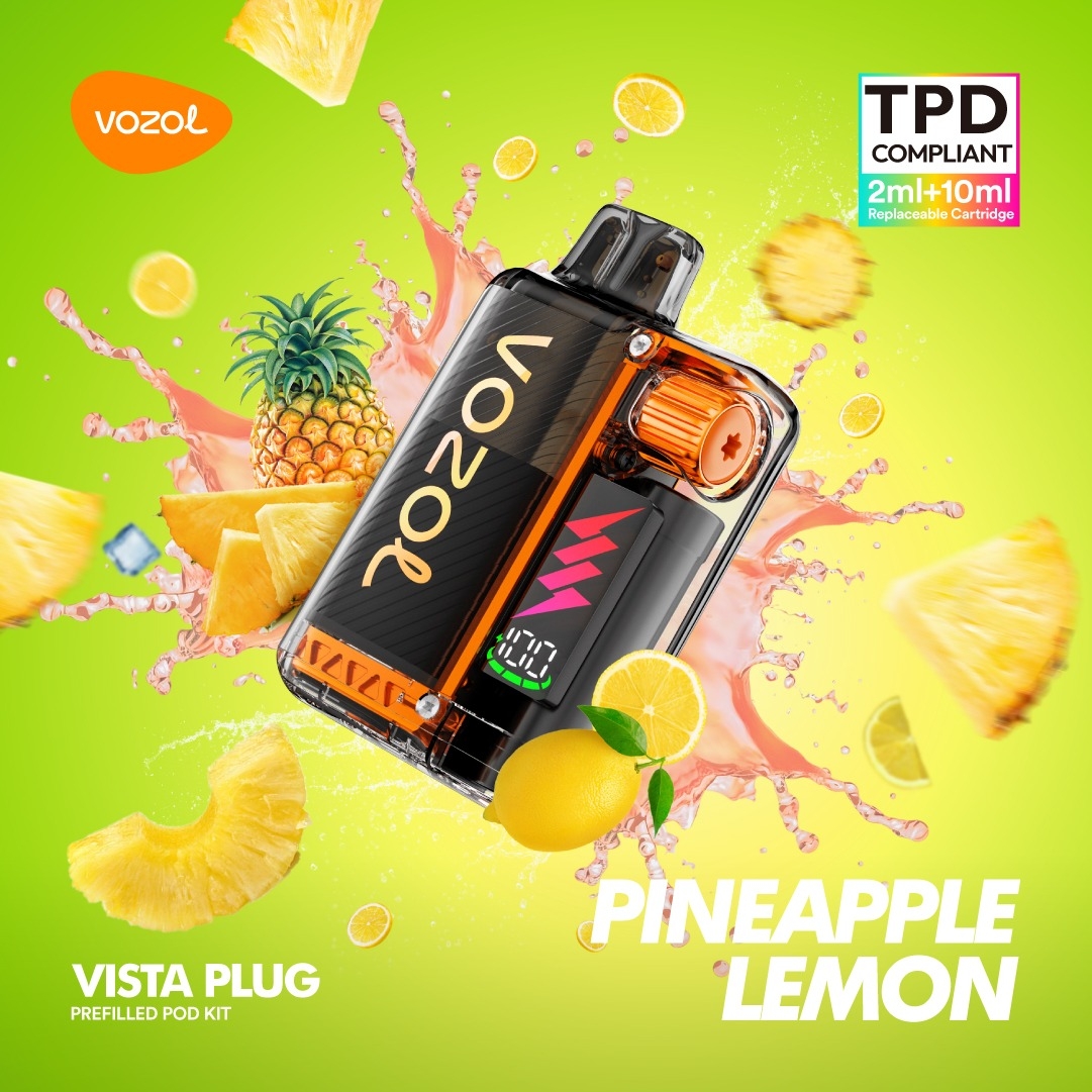 Vozol Vista Plug Starterkit 15000 - Pineapple Lemon