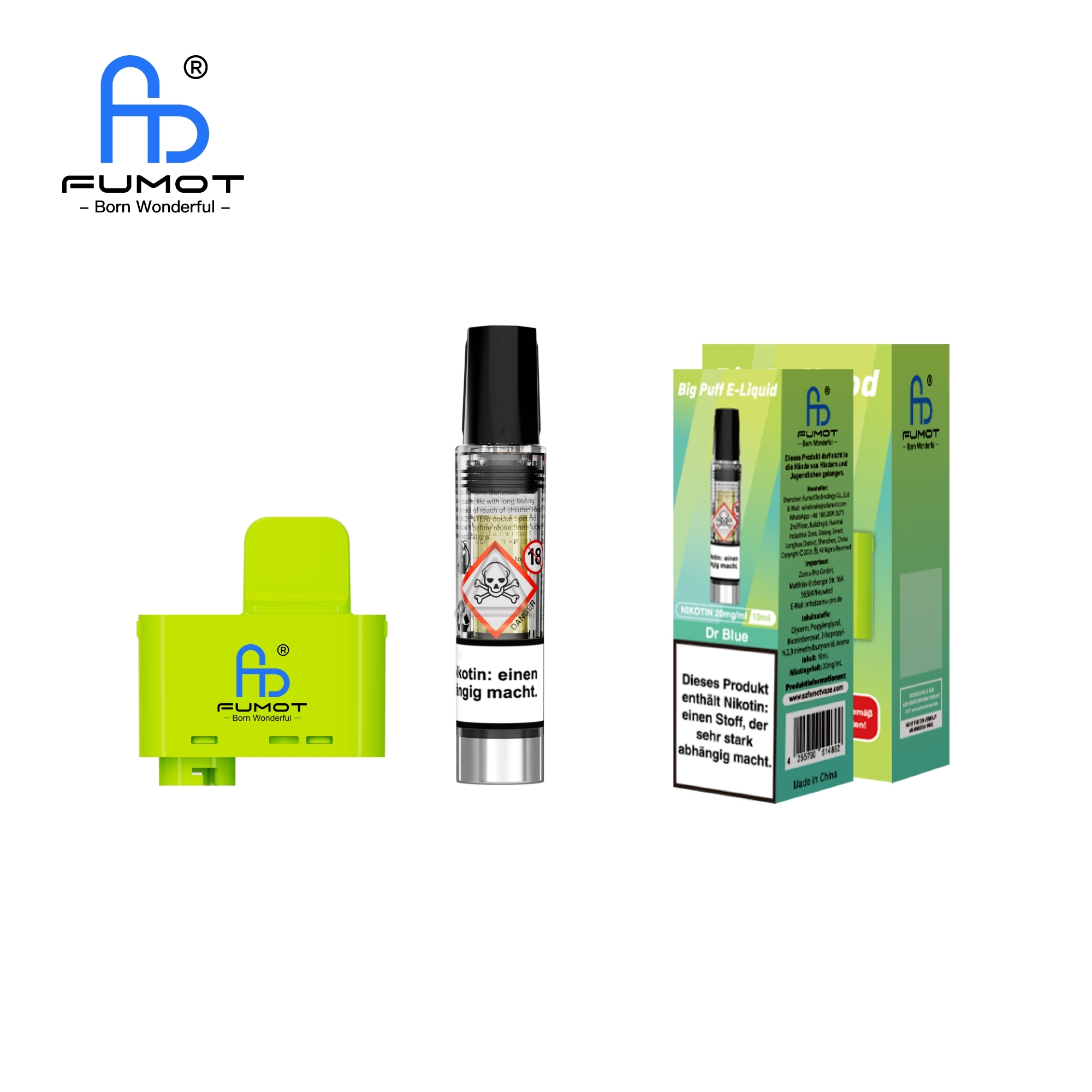 RandM Tornado Big Puff Pod Set - Dr. Blue