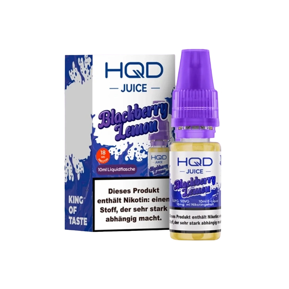 HQD Juice 18mg Liquid - Blackberry Lemon