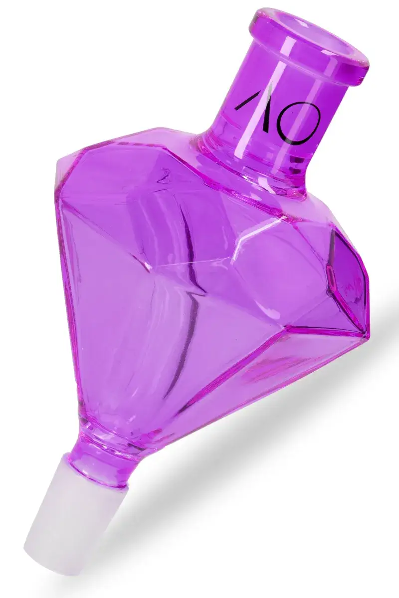 AO Glas Molassefänger 18/8 Diamond - Lila