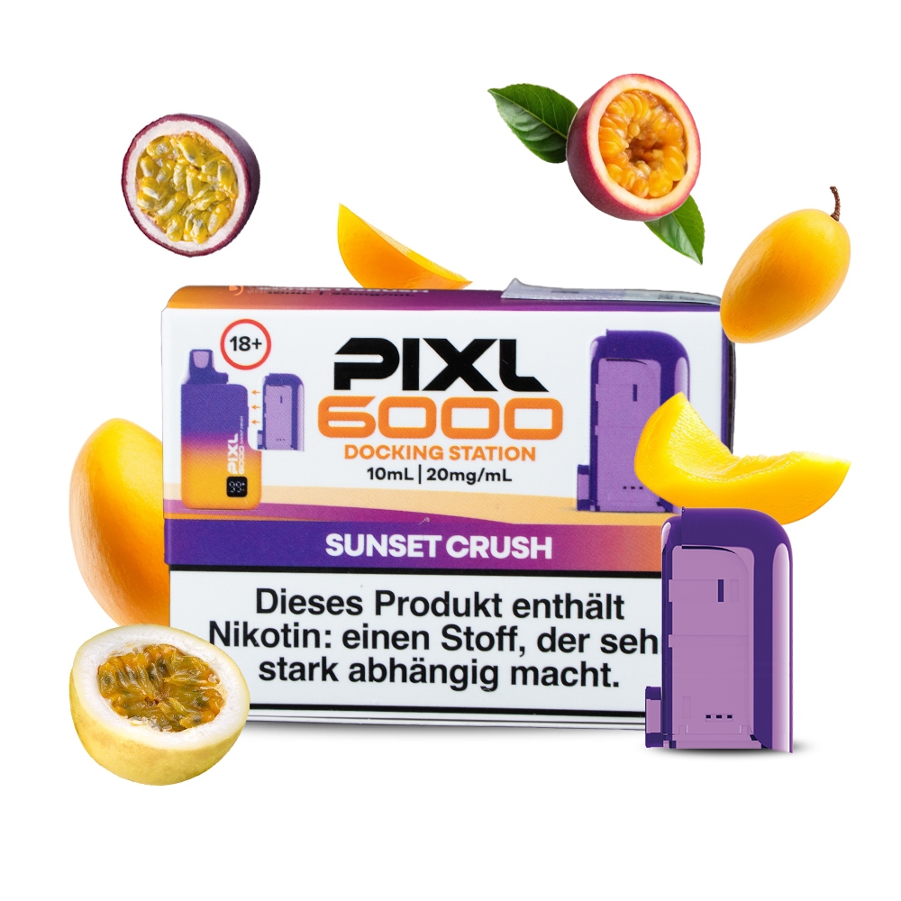 PIXL 6000 Pod - Sunset Crush 20mg