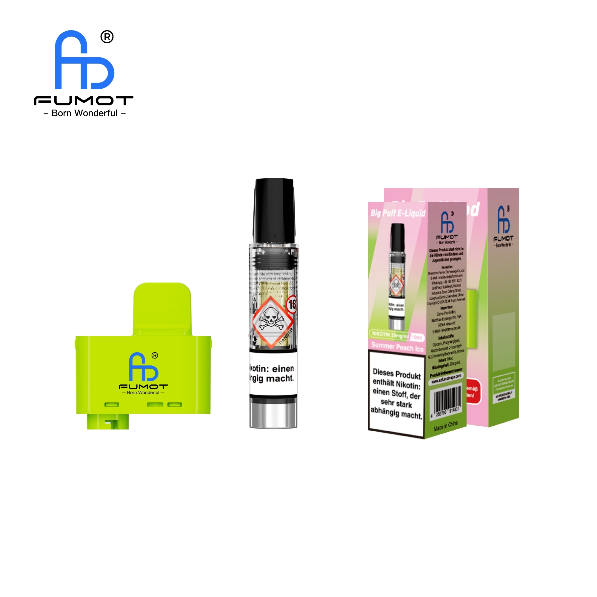 RandM Tornado Big Puff Pod Set - Summer Peach Ice