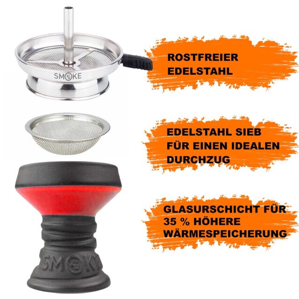 Smoke2u Komplett Set - Rot