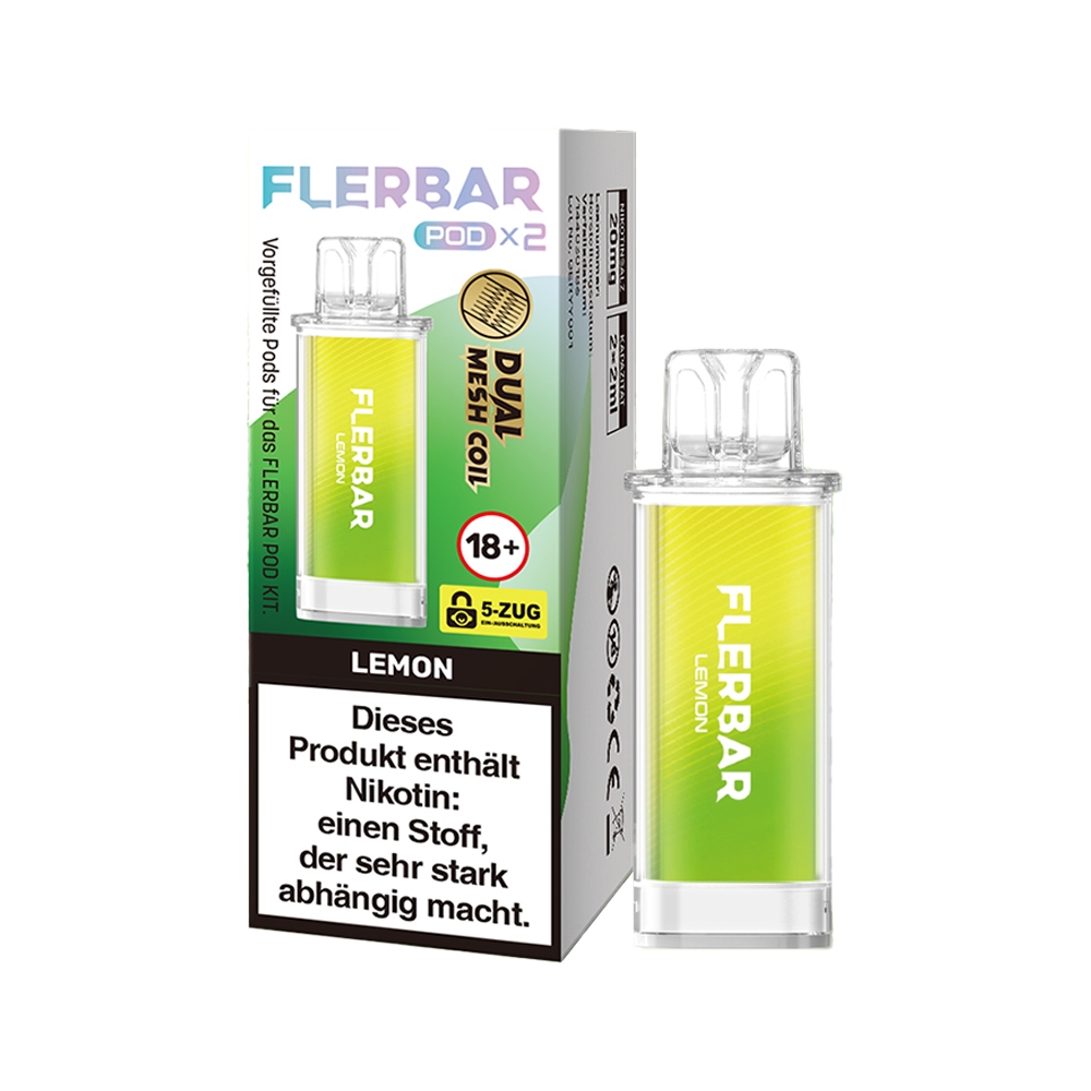 Flerbar POD (2stk) - Lemon 20mg