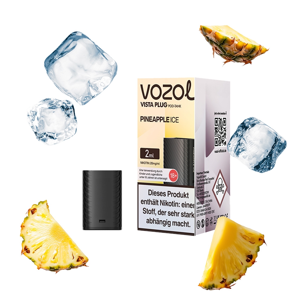 Vozol Vista Plug Verdampfer Pod 2ml - Pineapple Ice