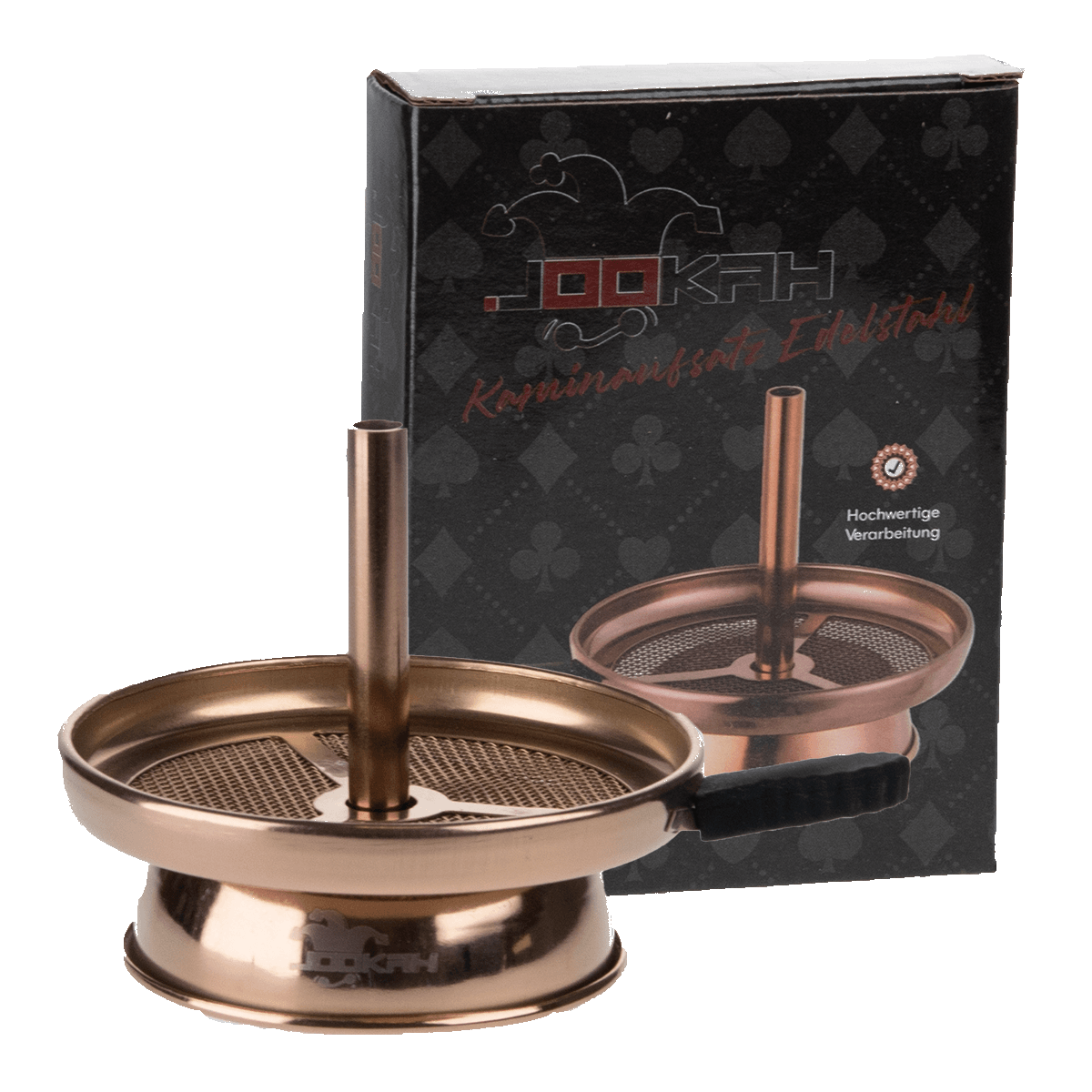 Jookah Edelstahl Kamin Aufsatz - Bronze Edition