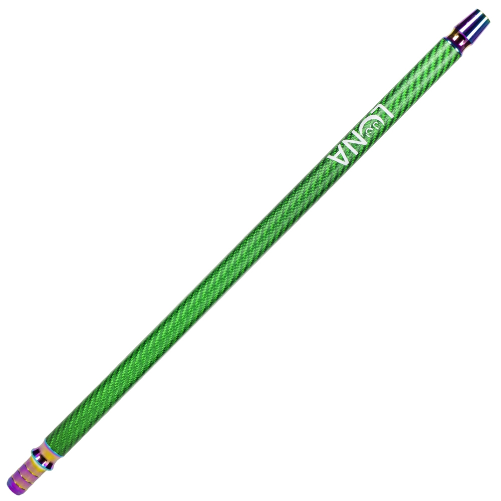 Luna Hookah Carbon Mundstück - Rainbow/Matt Green
