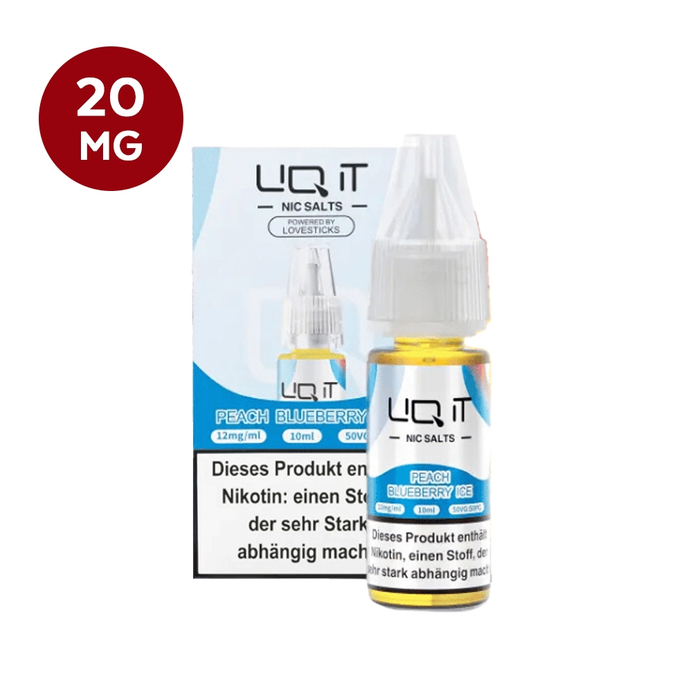 Lovesticks LIQ IT 20mg - Peach Blueberry Ice 