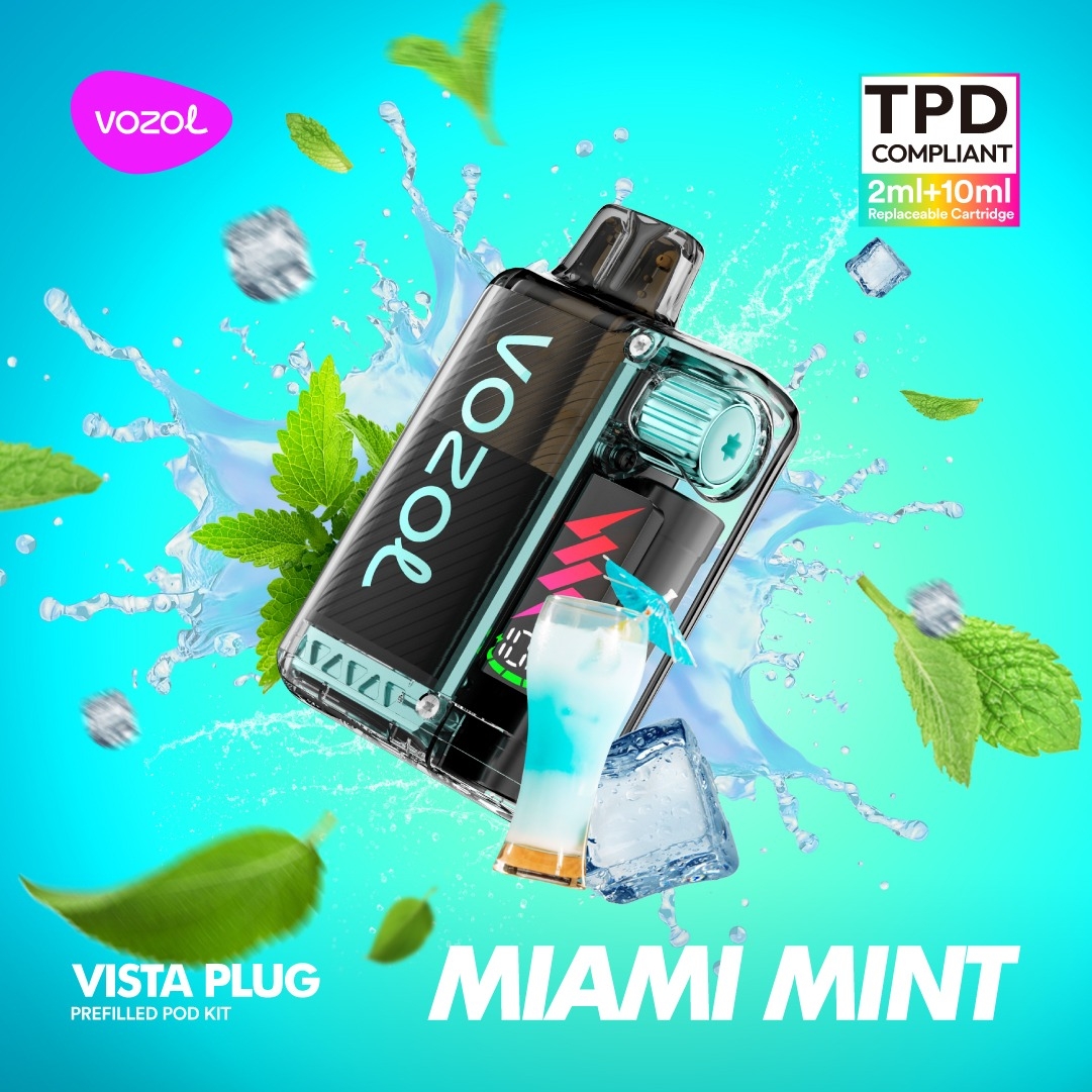 Vozol Vista Plug Starterkit 15000 - Miami Mint