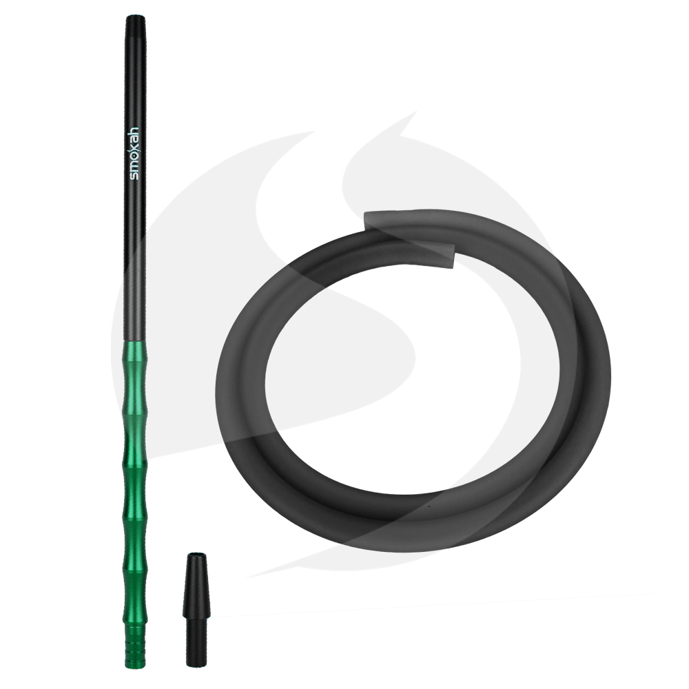 Smokah Futuro Alumundstück + Schlauch SET - Black/Green