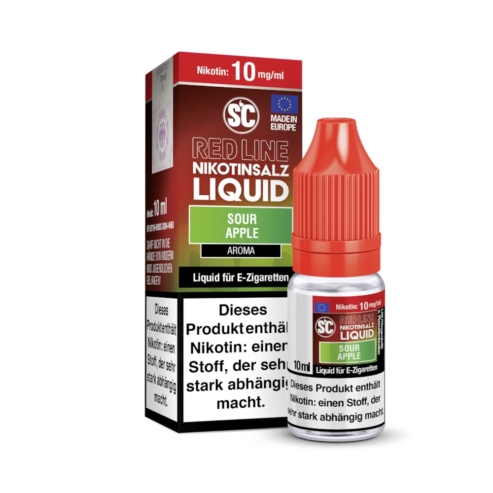 SC Red Line Nikotinsalz Liquid 20mg - Sour Apple
