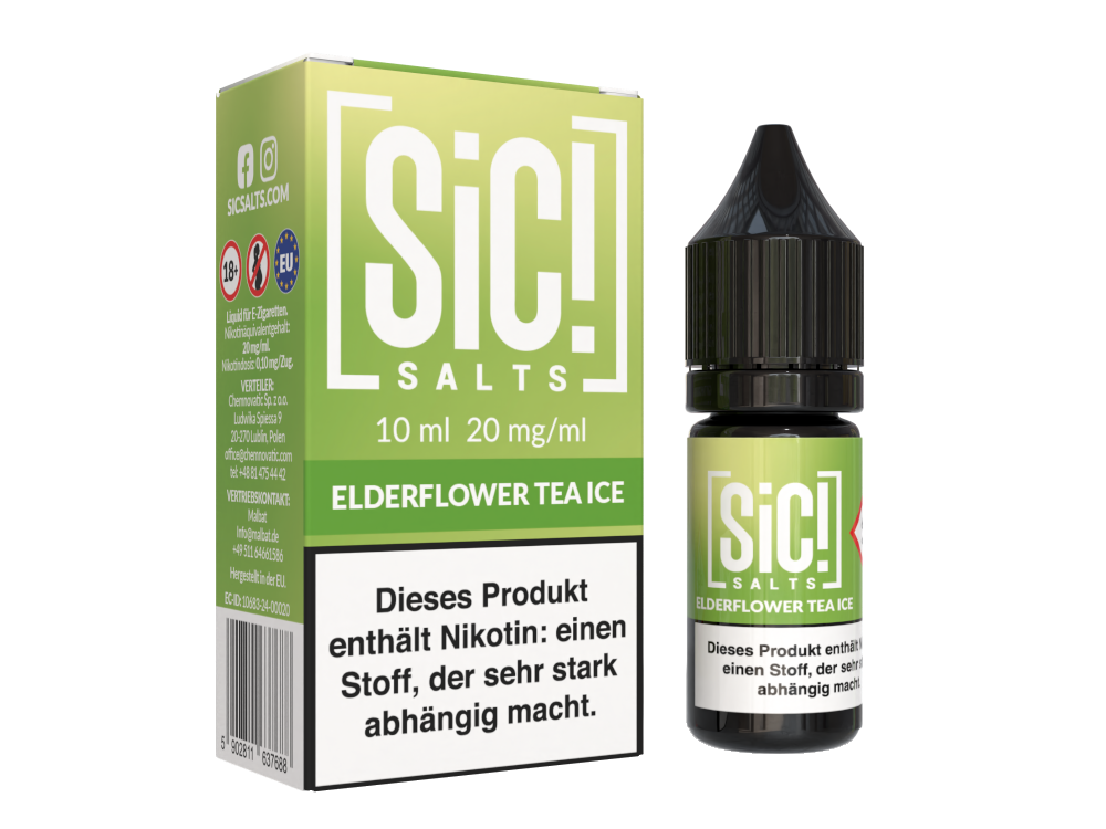 Sic! Salts Liquid 20mg - Eldenflower Tea Ice