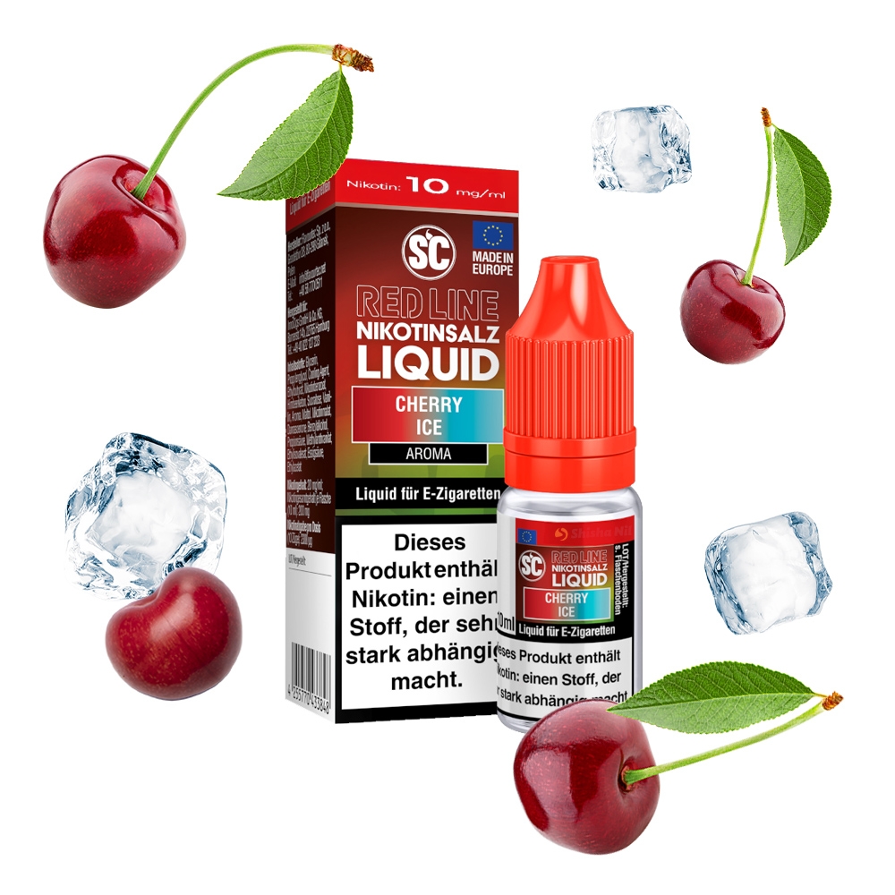 SC Red Line Nikotinsalz Liquid 10mg - Cherry Ice