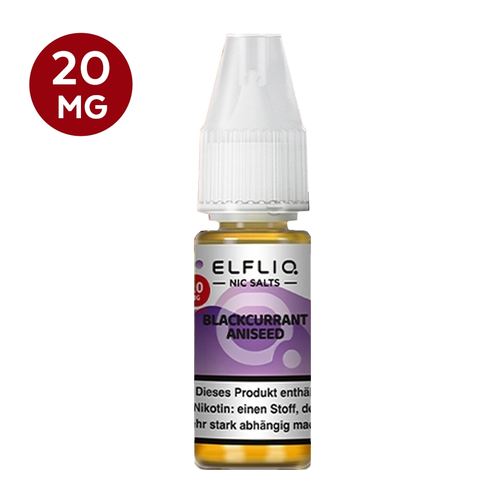ELFLIQ Nikotinsalz Liquid 20mg - Blackcurrant Aniseed